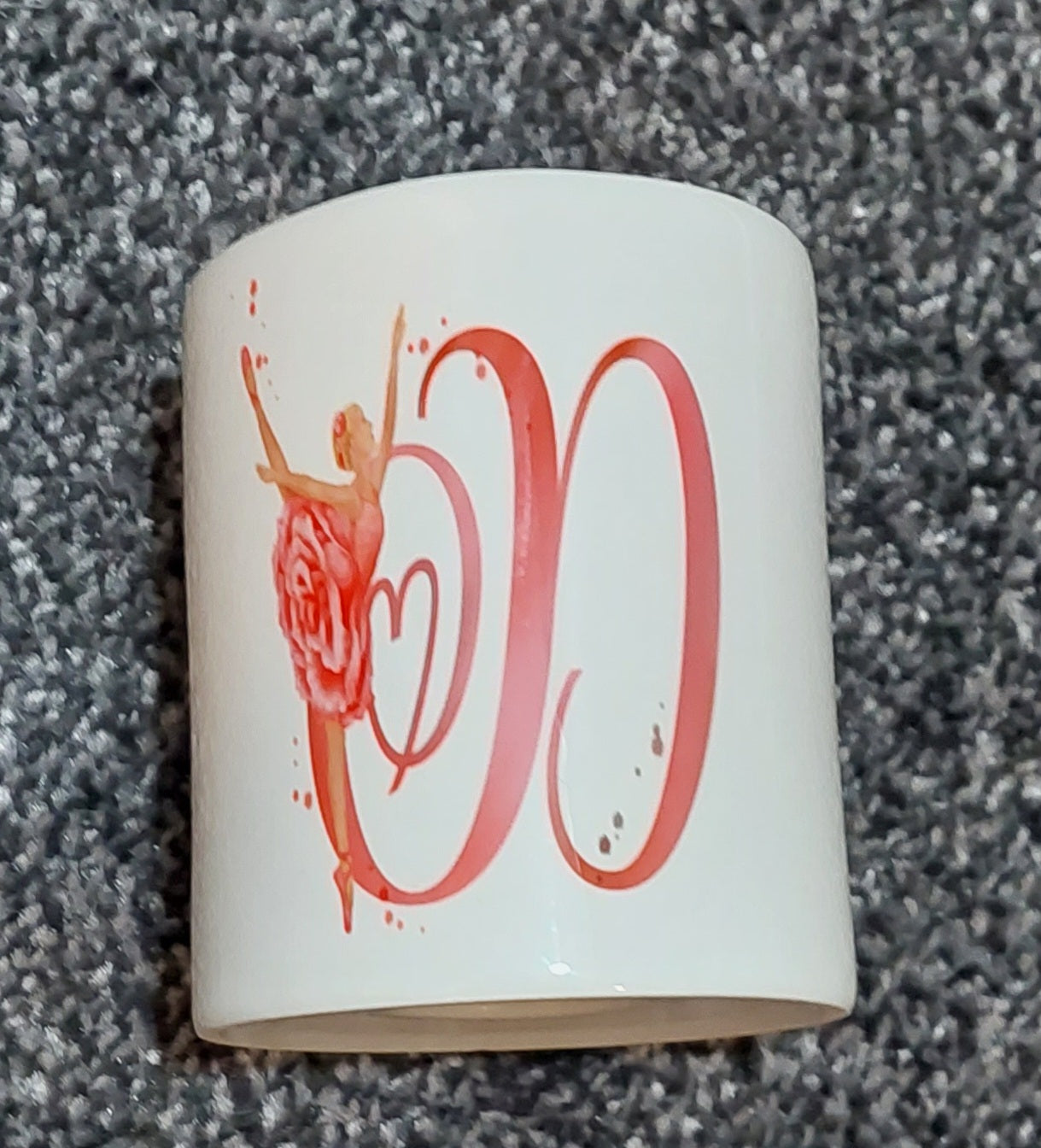 Ballerina Initial Ceramic Money Box