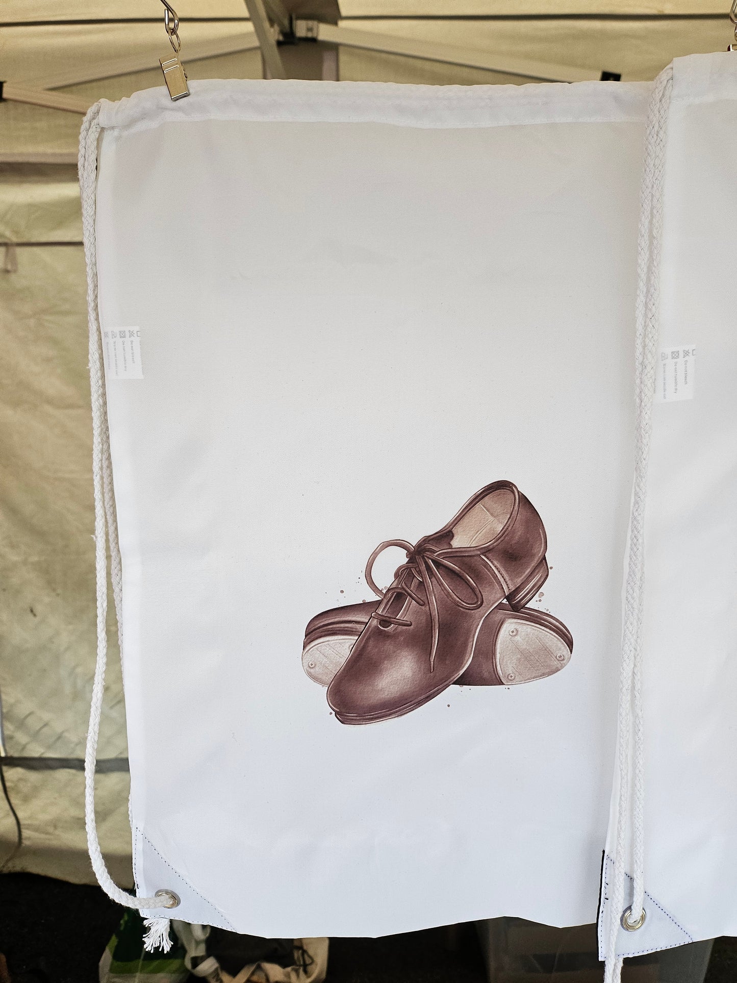 Tap Shoes Drawstring Dance Bag
