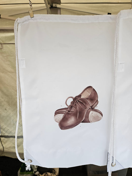 Tap Shoes Drawstring Dance Bag
